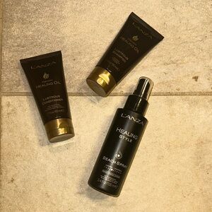 NEW L'ANZA Healing Oil Hair Care Travel Set